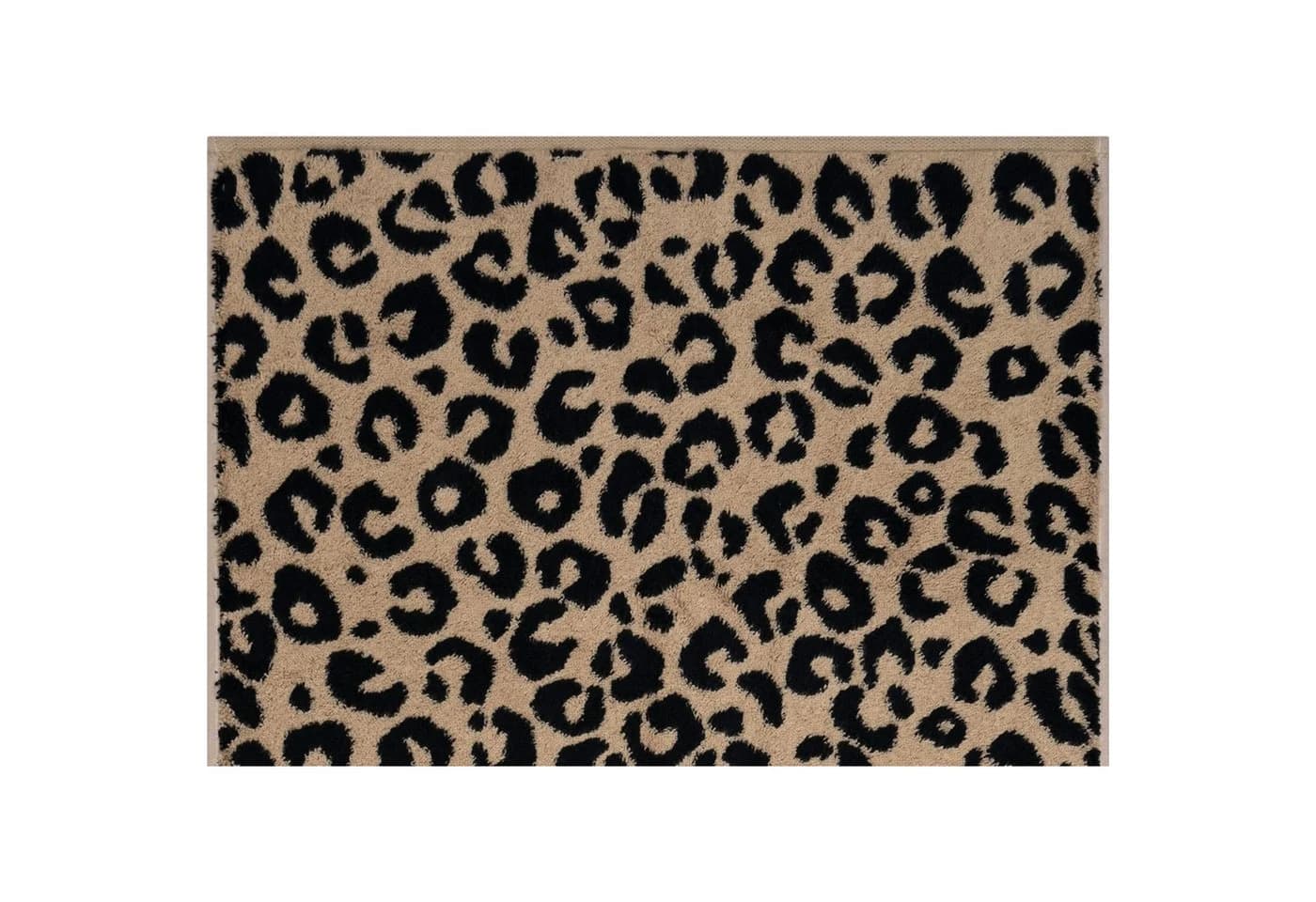 Cawö Handtuch Leo 540 100% Baumwolle Beige Leoparden-Design - Bild 3