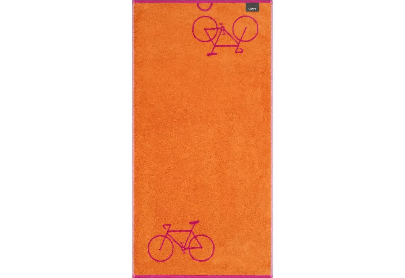 Cawö Handtuch VELO EDITION Fahrrad Rosa 100% Baumwolle