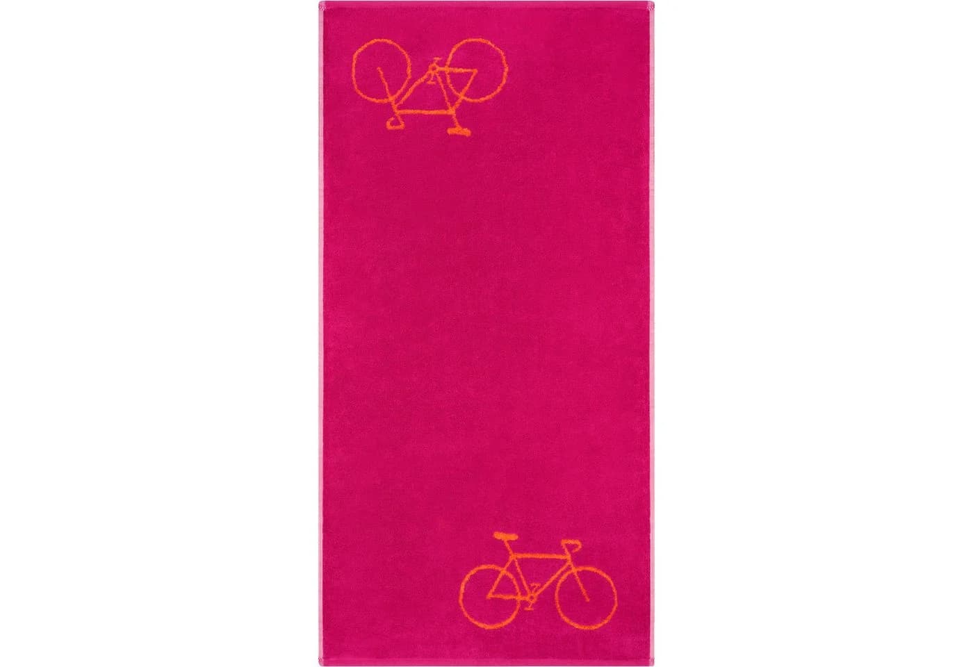 Cawö Handtuch VELO EDITION Fahrrad Rosa 100% Baumwolle - Bild 2