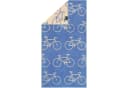 Cawö Handtuch Velo Edition Allover Fahrrad 100% Baumwolle Blau Bild 2