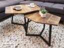 soma Couchtisch Set 2 Stück Wohnzimmer Tisch Satzt Bild 2