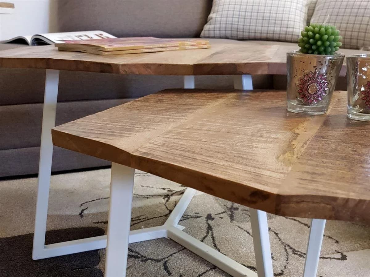 soma Couchtisch Set 2 Stück Wohnzimmer Tisch Satzt - Bild 5