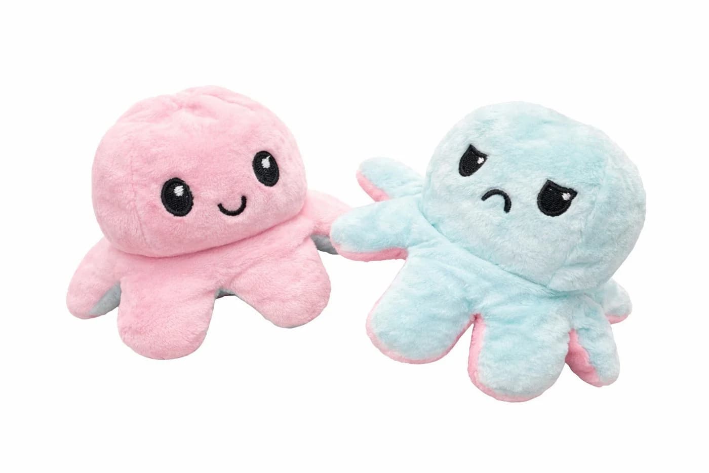 soma Wendbarer Plüsch Oktopus 20 cm Rosa Blau Mood Kuscheltier - Bild 2