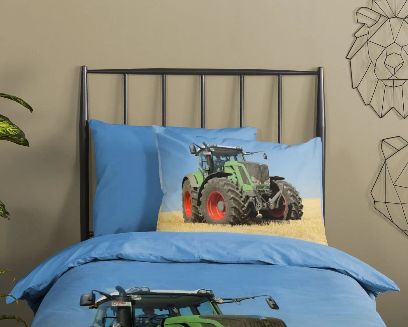 soma Bettwäsche Kinder Traktor 2-teilig 135x200 cm - Bild 3