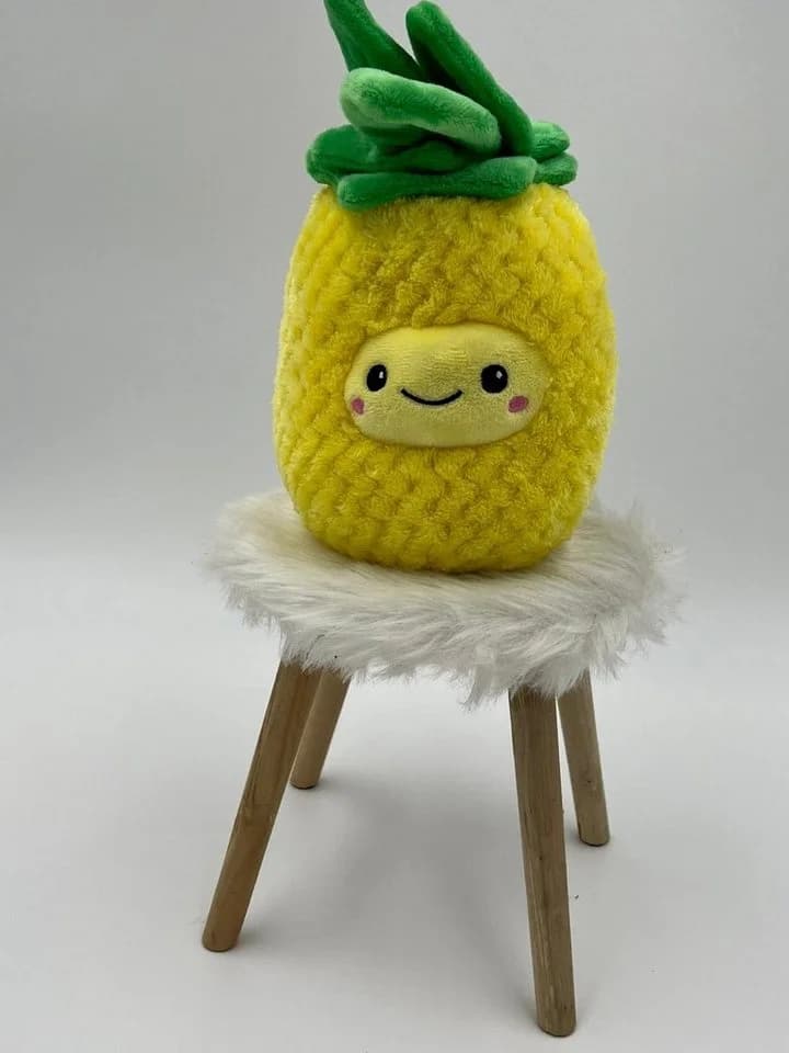 soma Kuscheltier Ananas Plüsch 25 cm Rückenkissen