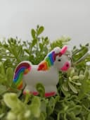 soma Fidget-Gadget Schlüsselanhänger Mini Einhorn Silikon Bild 5