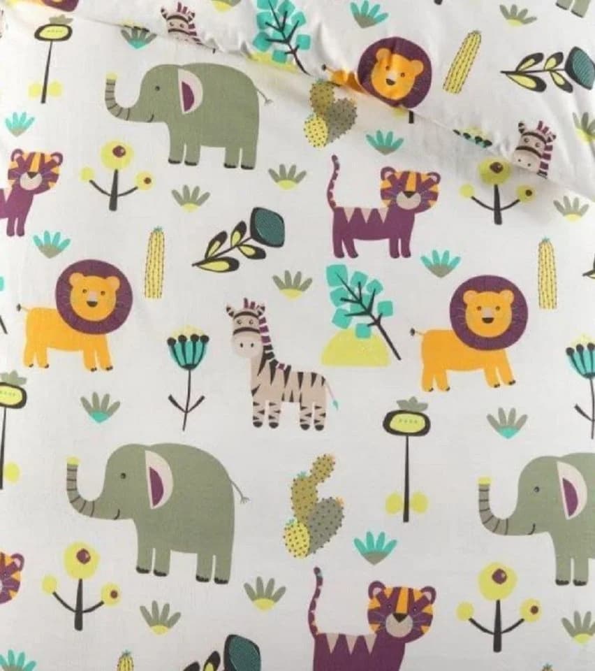 Soma Kinderbettwäsche Safari Set Bunt 2-teilig Mikrofaser - Bild 4