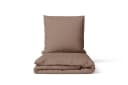 soma Bettwäsche Mikrofaser Uni Nougat 135x200 + 80x80 cm Bild 5