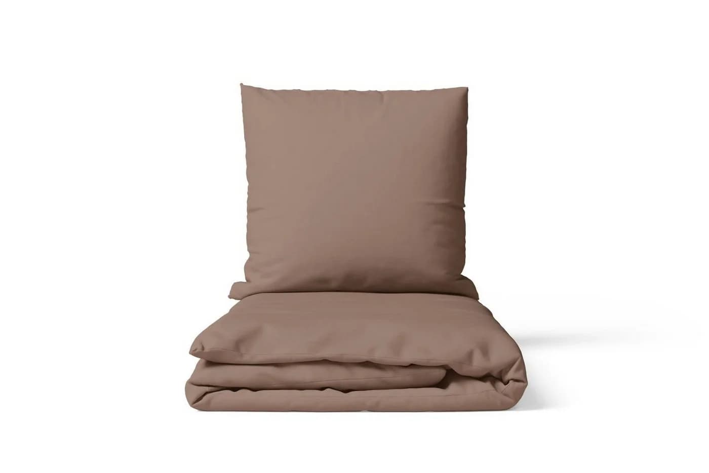 soma Bettwäsche Mikrofaser Uni Nougat 135x200 + 80x80 cm - Bild 5