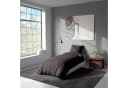 Soma Bettwäsche Set Renforcé 135x200 Baumwolle uni braun Bild 1