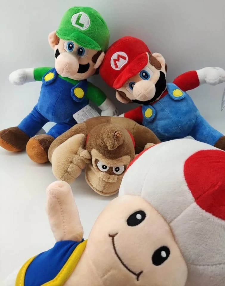 soma Kuscheltier Luigi Plüschfigur XXL 38 cm kuschelweich - Bild 4