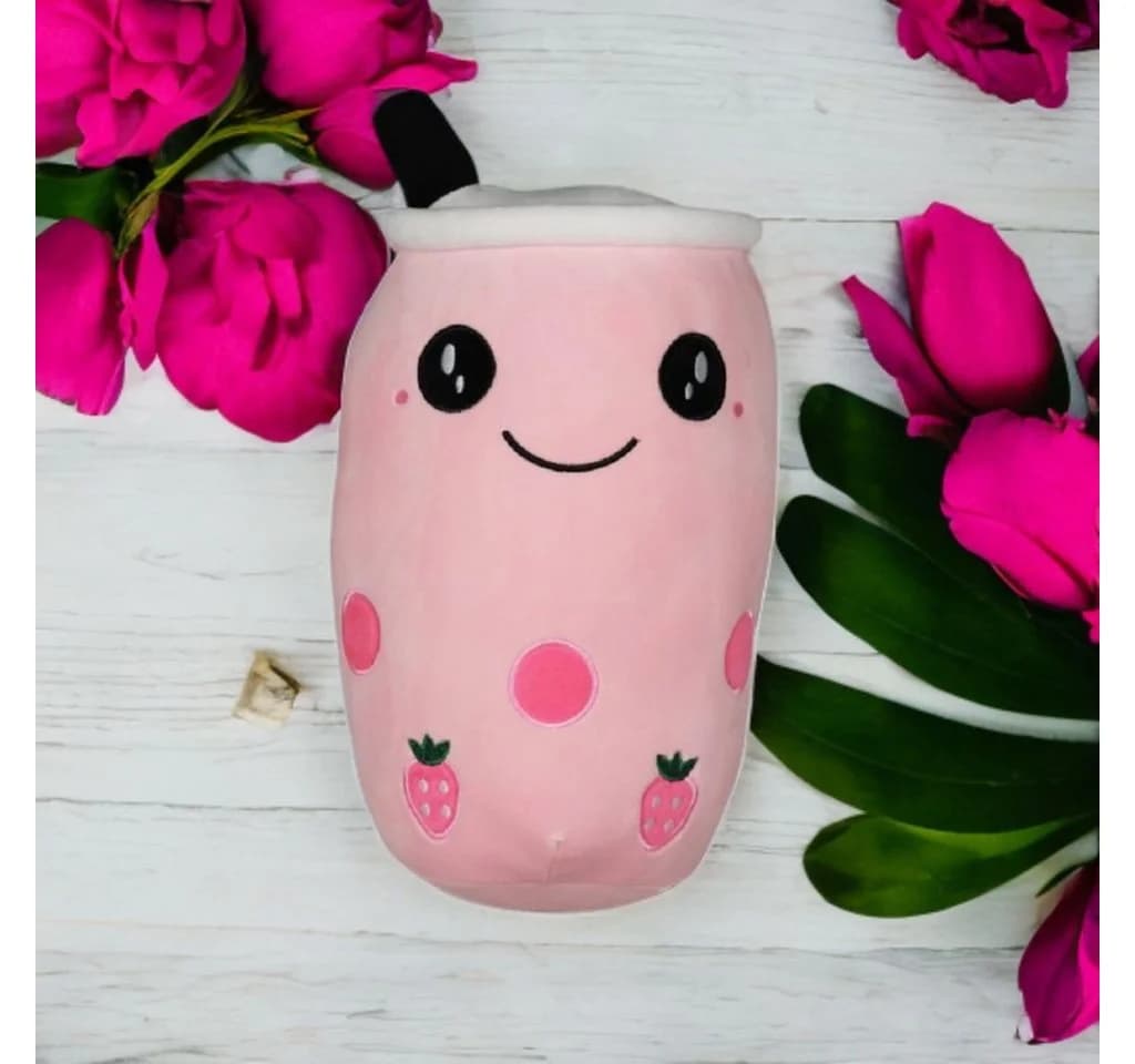 soma Bubble Tea Plüschtier Boba Kuscheltier 30 cm Rosa - Bild 5