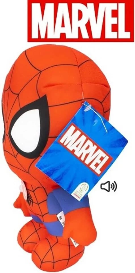 MARVEL Spiderman Kuscheltier 28 cm Rot
