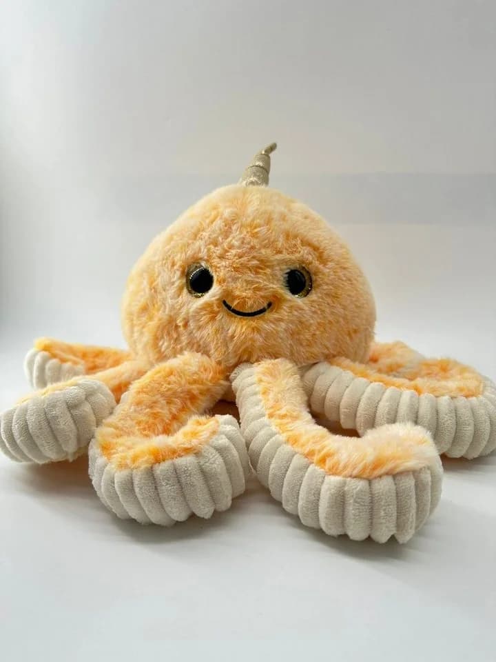 Soma Plüschkrake Kuscheltier 30cm Orange