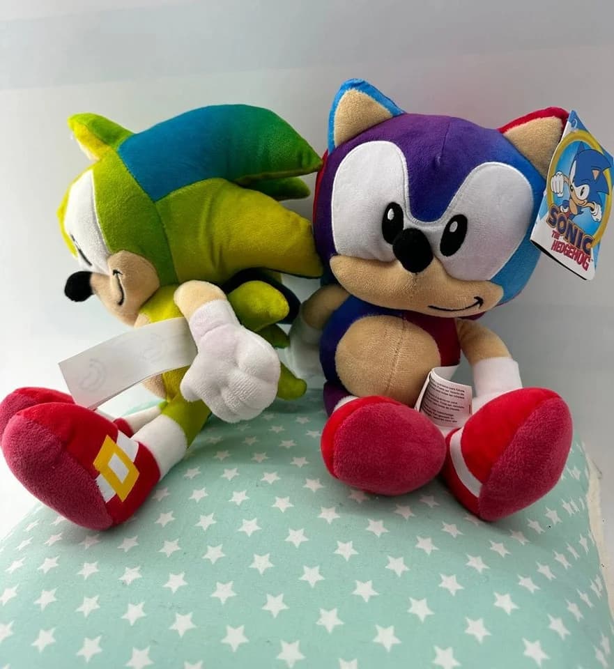 Sonic SEGA Kuscheltier Sonic The Hedgehog 30 cm Rainbow grün - Bild 4