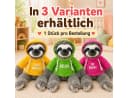 soma Kuscheltier Faultier grau 40 cm Be Happy Pink Bild 4