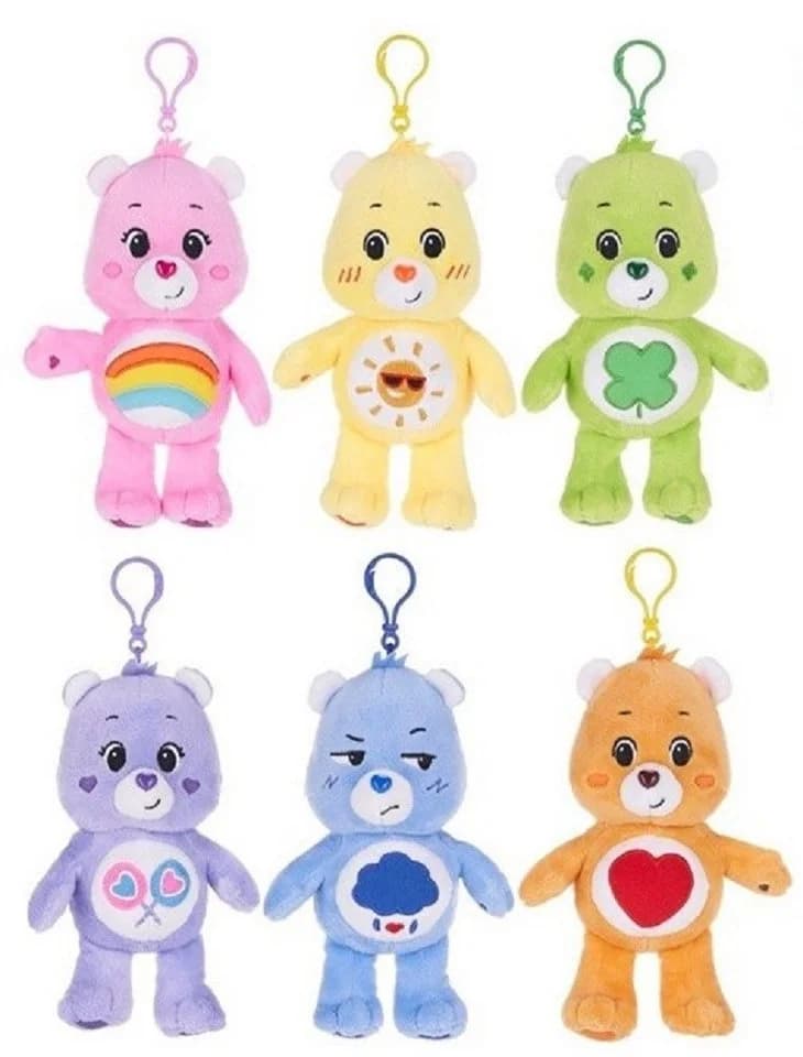 soma Glücksbärchi Kuscheltier Care Bear Brumm Bärchi Blau 14 cm - Bild 3