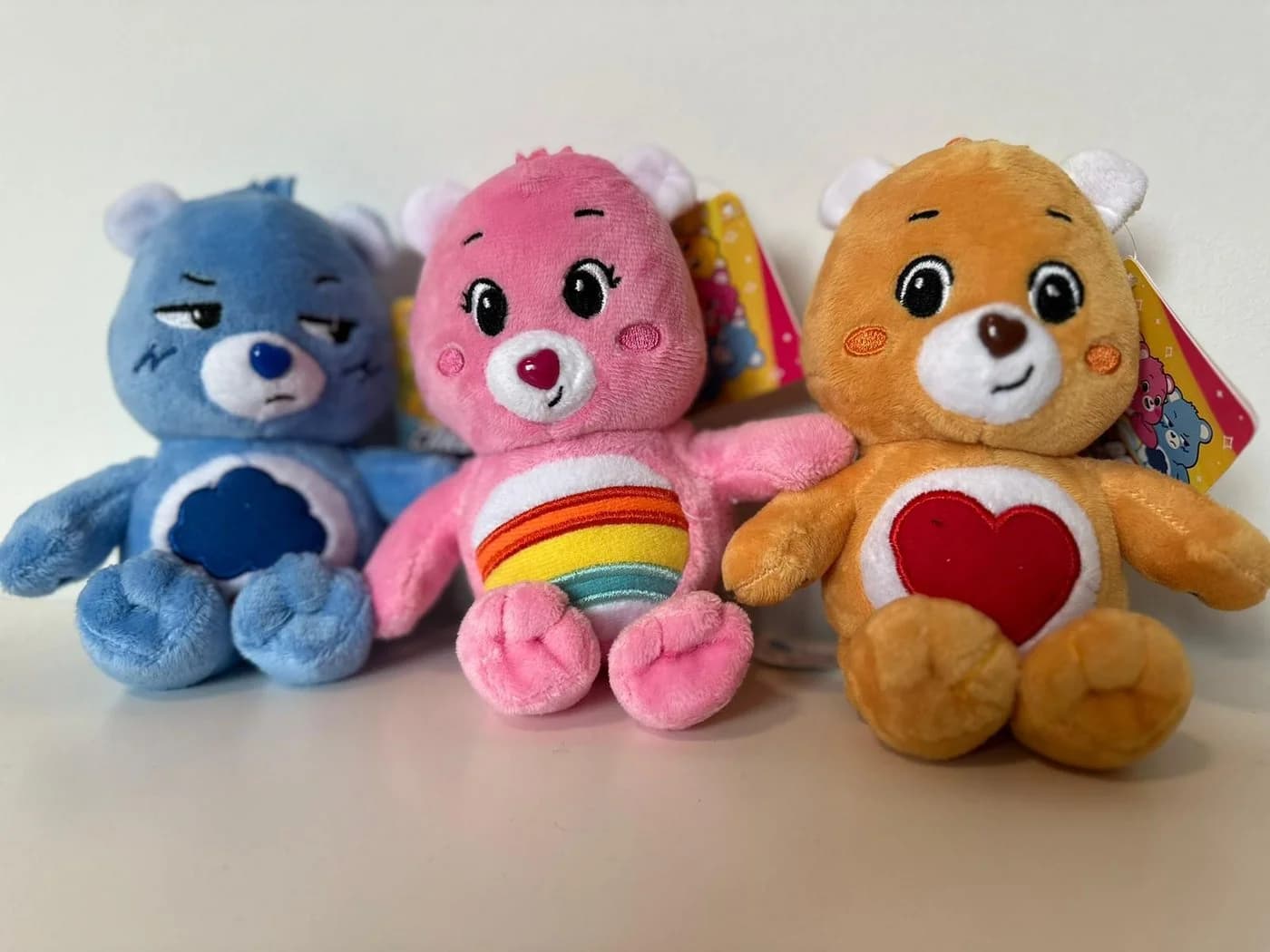 soma Glücksbärchi Kuscheltier Care Bear Brumm Bärchi Blau 14 cm - Bild 5