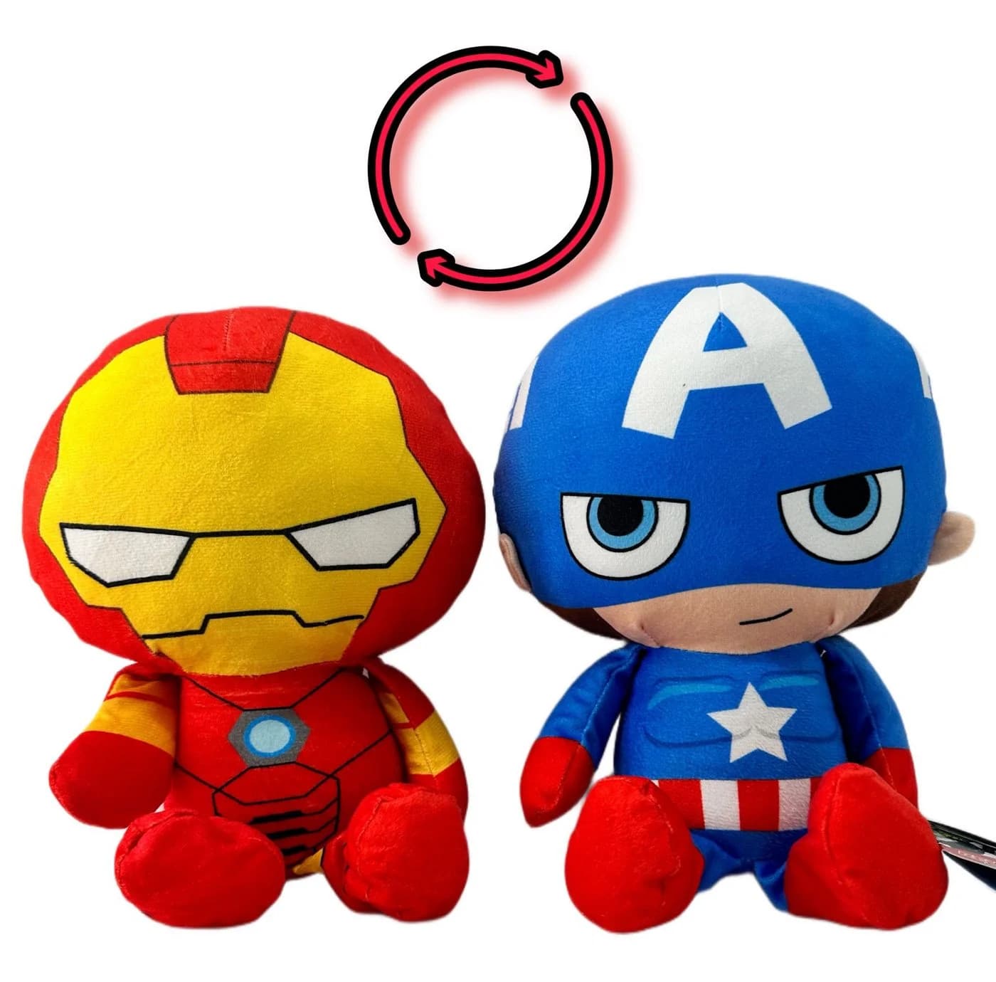 Marvel Wendekuscheltier Oktopus 30 cm Bunt Polyester