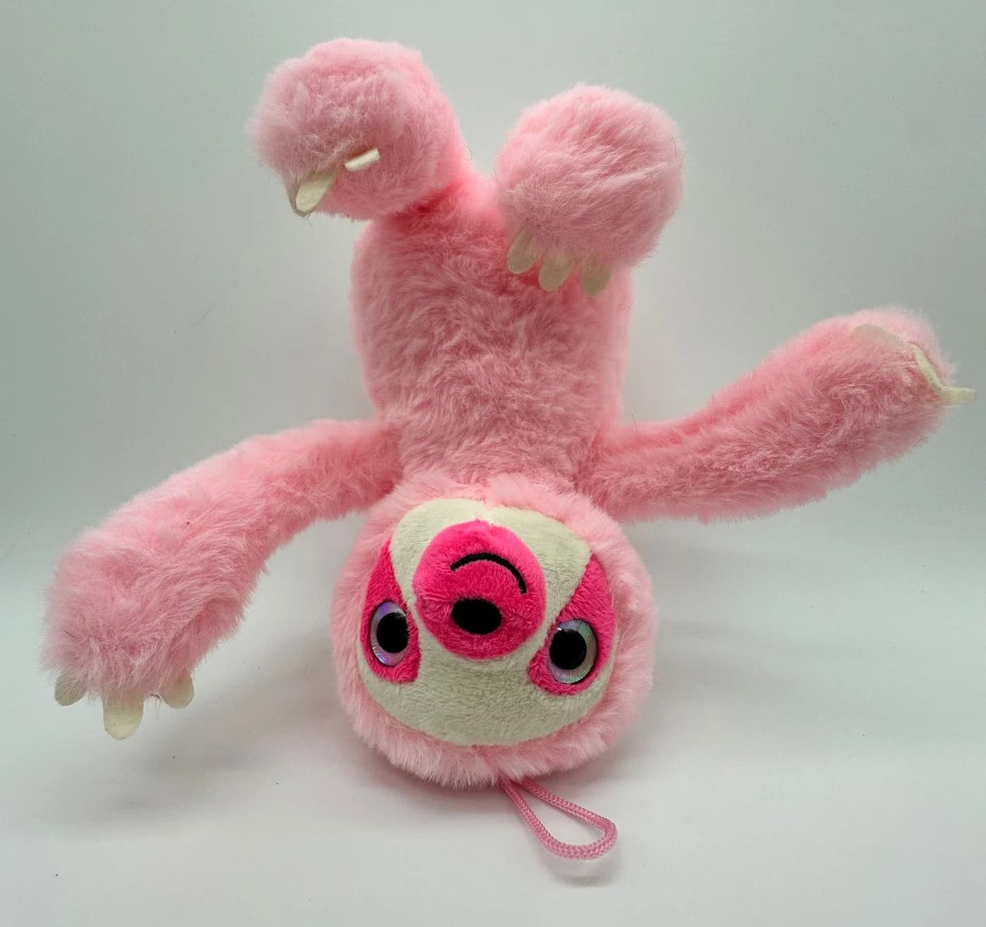soma Kuscheltier Faultier Grau Rosa XXL 25 cm Plüschtier