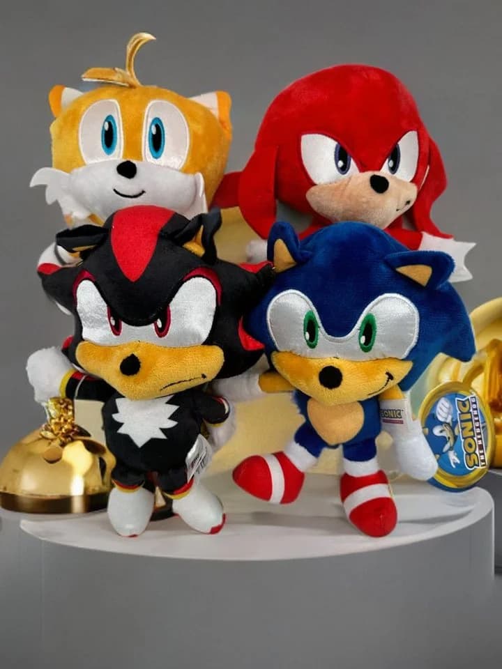 Play by Play Sonic The Hedgehog Plüschtier 22 cm Schwarz - Bild 5