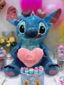 soma Lilo und Stitch Kuscheltier Stitch XXL 24 cm Rosa Bild 1