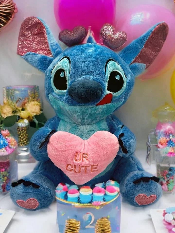 soma Lilo und Stitch Kuscheltier Stitch XXL 24 cm Rosa
