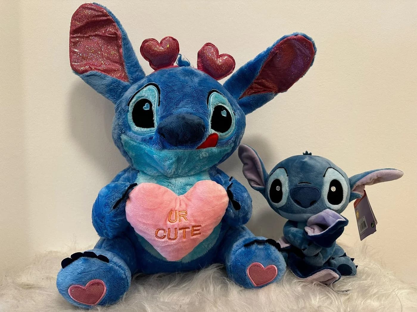soma Lilo und Stitch Kuscheltier Stitch XXL 24 cm Rosa - Bild 3