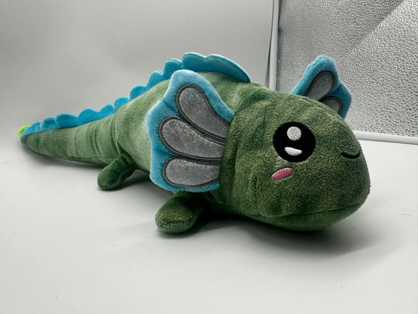soma Kuscheltier Axolotl Grün XL 25 cm Plüsch - Bild 3
