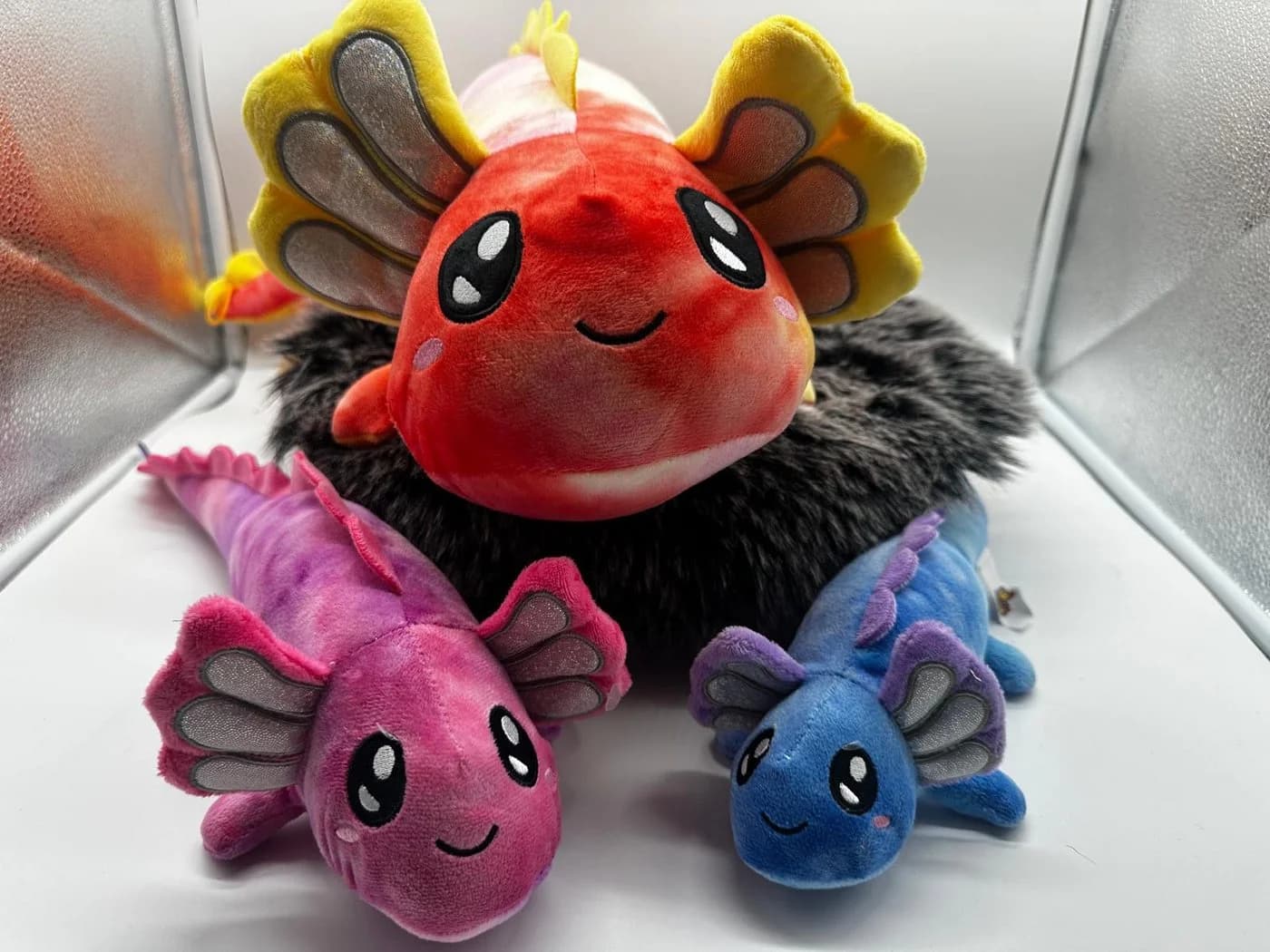 soma Kuscheltier Axolotl Grün XL 25 cm Plüsch - Bild 5