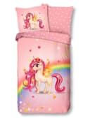Soma Kinderbettwäsche Regenbogen Einhorn Rosa Renforcé 2-tlg Bild 2