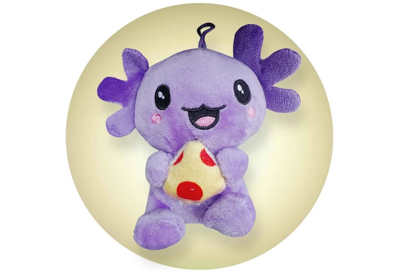 soma Axolotl Kuscheltier Lila Pizza