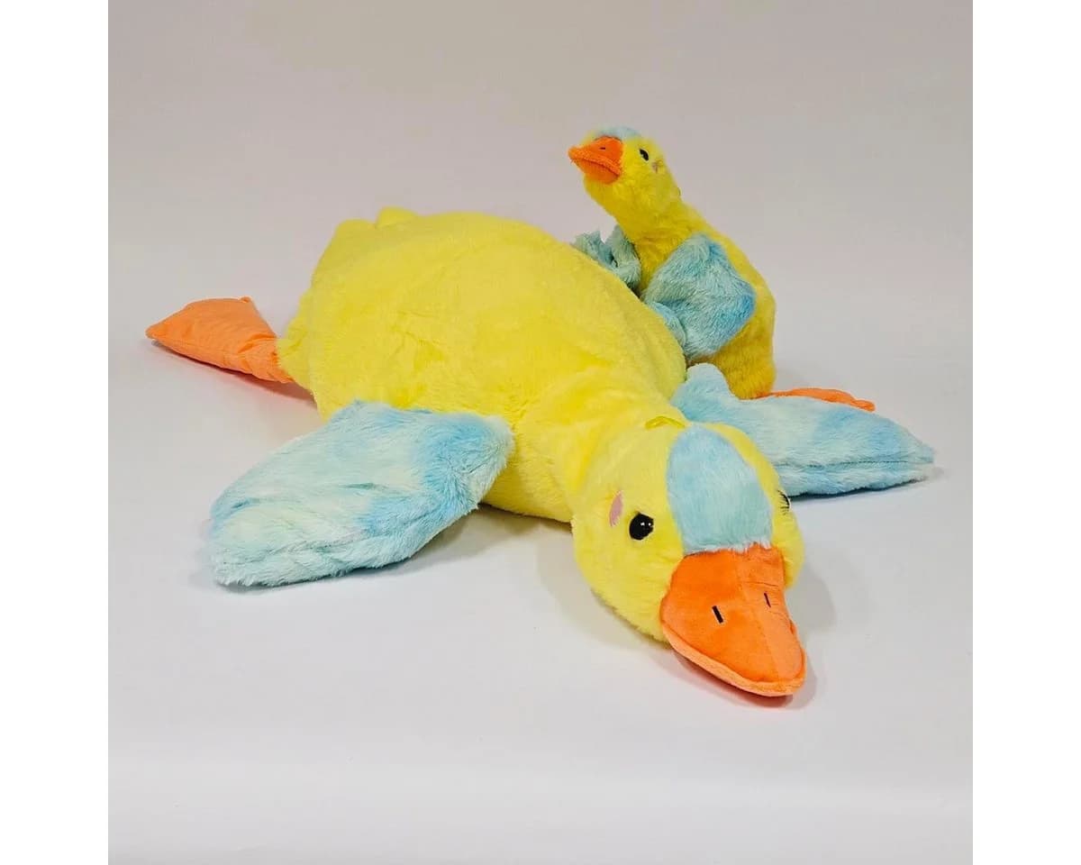soma Kuscheltier Ente Plüsch 42cm Gelb-Blau - Bild 5