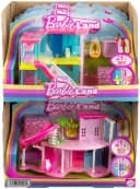 Mattel® Mini BarbieLand Villa mit 4 cm Puppe, Haustier, Aufzug, Pool & Zubehör Bild 3