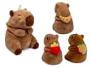 soma Kuscheltier Capybara 25 cm Plüsch mit Snackrucksack Croissant Bild 1