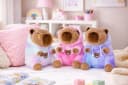 soma Capybara Kuscheltier Braun 25 cm mit Hoodie Bild 4