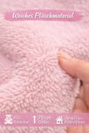 Soma Kuscheltier Hase XXL 70 cm - Rosa Plüschtier Bild 4