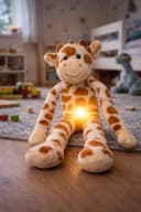 soma Kuscheltier Plüsch Nachtlicht Giraffe 34 cm mit LED Bauchlicht Bild 1