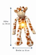 soma Kuscheltier Plüsch Nachtlicht Giraffe 34 cm mit LED Bauchlicht Bild 3