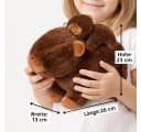 soma Capybara Kuscheltier mit Baby 26 cm Plüschtier Bild 4