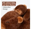 soma Capybara Kuscheltier mit Baby 26 cm Plüschtier Bild 5