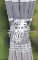 HOME WOHNIDEEN Raffhalter Silber Aluminium Gitter-Form Bild 1