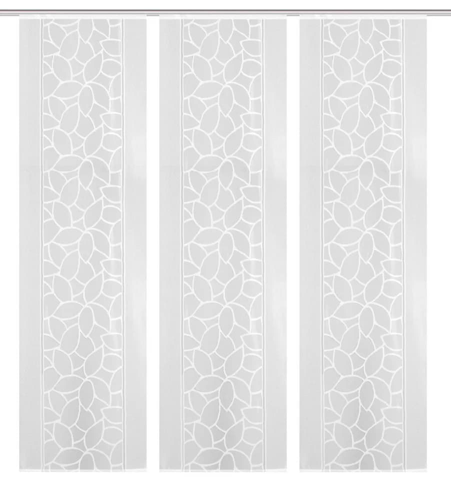 HOME WOHNIDEEN Schiebegardine JENNA 3 St. Jacquard Set