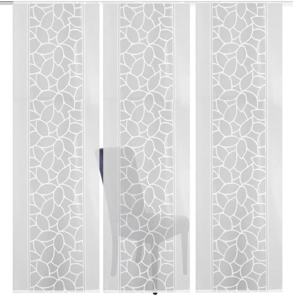 HOME WOHNIDEEN Schiebegardine JENNA 3 St. Jacquard Set - Bild 5