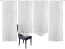 HOME WOHNIDEEN Schiebegardine JENNA 4 St. Klettband Halbtransparent Bild 3