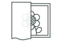 HOME WOHNIDEEN Schiebegardine JENNA 4 St. Klettband Halbtransparent Bild 5