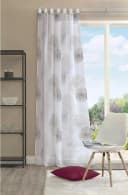 HOME WOHNIDEEN RAWLINS Vorhang Grau Microfaser Schlaufen Bild 2