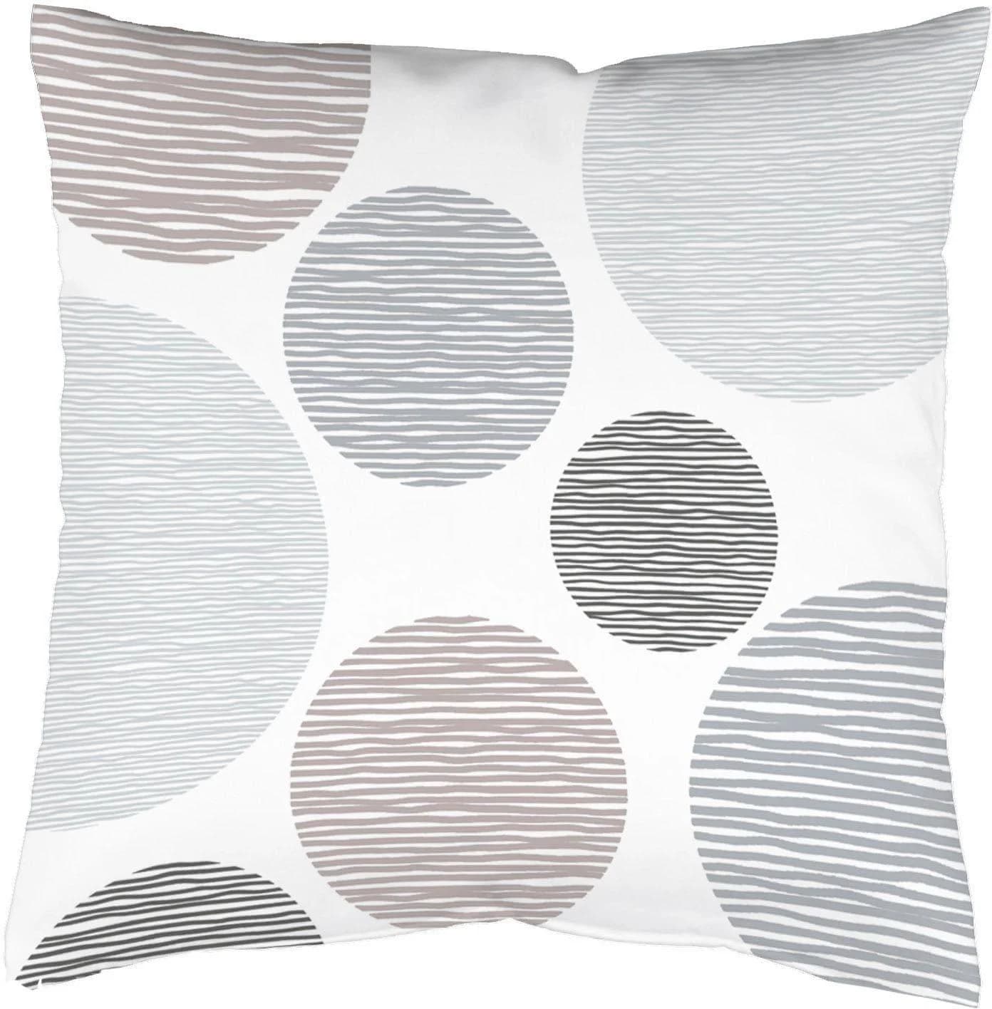 Home Basics Dekokissenhülle BORDEN Grau 40x40cm Polyester