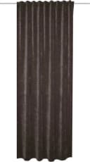 HOME BASICS Vorhang WOLLY Grau Thermo Chenille Abdunkelnd Bild 1