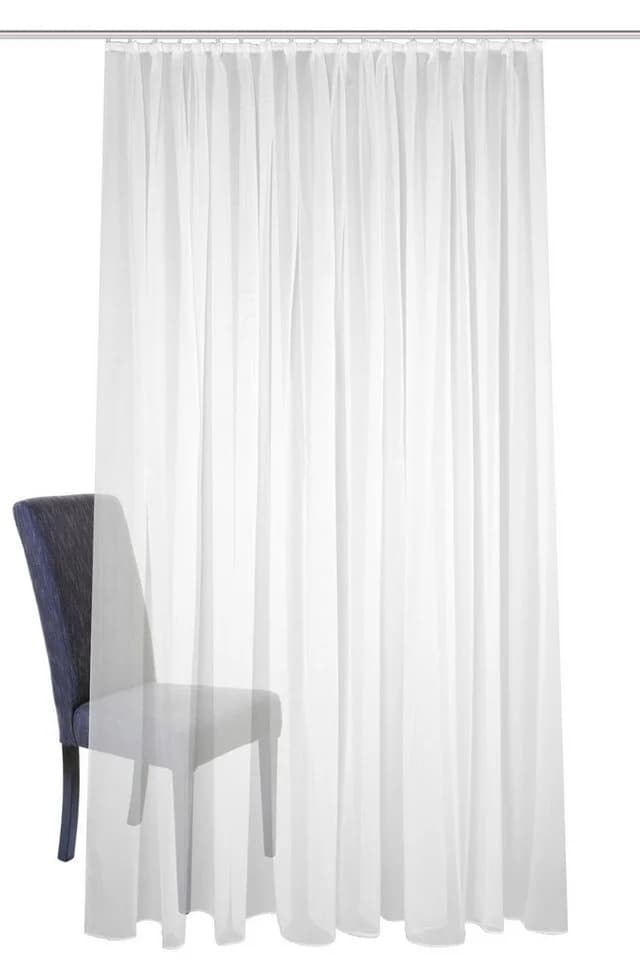 HEINE HOME Fertigstore Dafne Weiß Transparent Polyester
